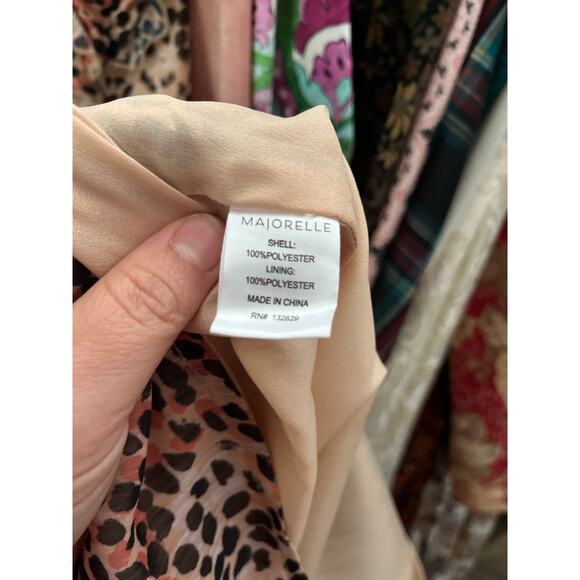Majorelle Jasmina Leopard Midi Dress Size Large - Picture 8 of 11